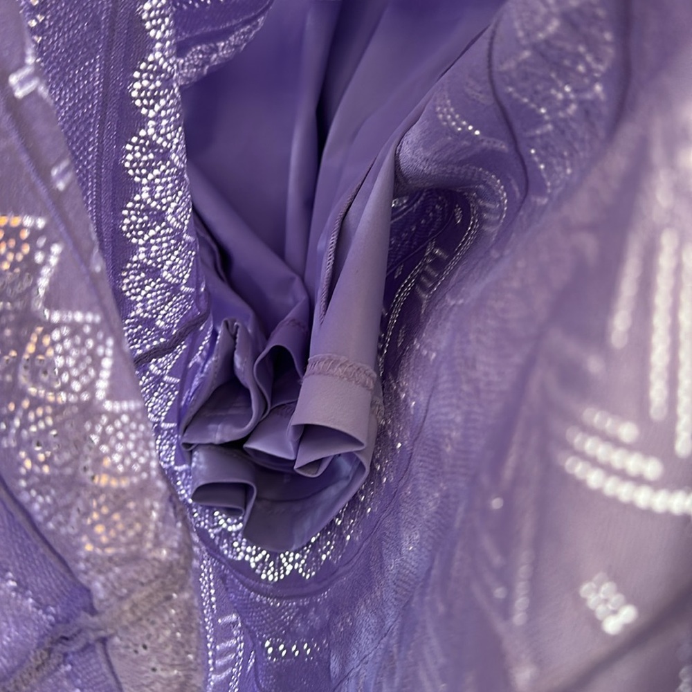 Milly Lace Flutter Sleeve Knit Midi Dress - Picture 5 of 7